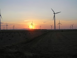 Větrné elektrárny u Zaragozy