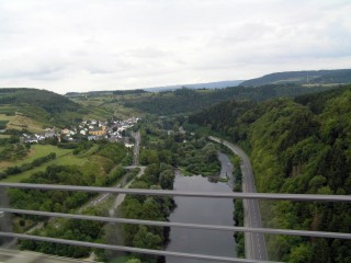 Lucembursko - údolí řeky Mosel